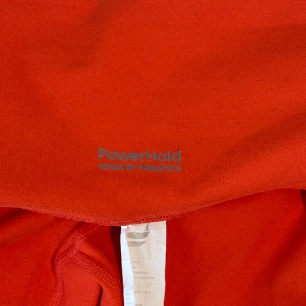 Fabletics Women's Vibrant Orange Redish Leggings - Size L - Picture 5 of 7